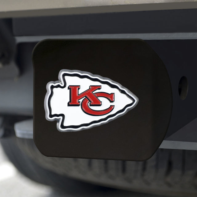 Emblema de color de la cubierta de enganche de los Kansas City Chiefs en negro