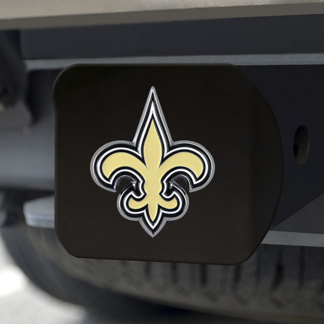 Emblema de color de la cubierta de enganche de los New Orleans Saints en negro