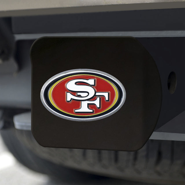 Emblema de color de la cubierta de enganche de los San Francisco 49ers en negro