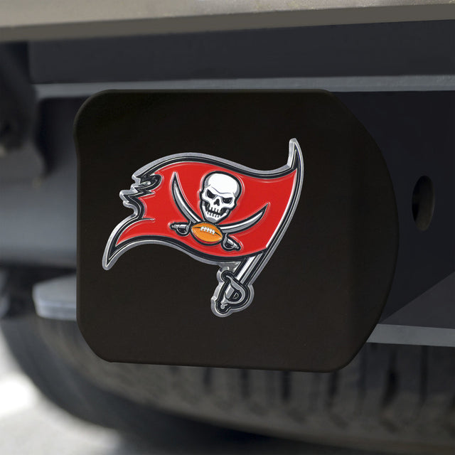 Emblema de color de la cubierta de enganche de los Tampa Bay Buccaneers en negro