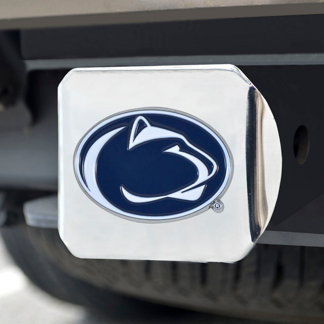 Penn State Nittany Lions Hitch Cover Color Emblem on Black