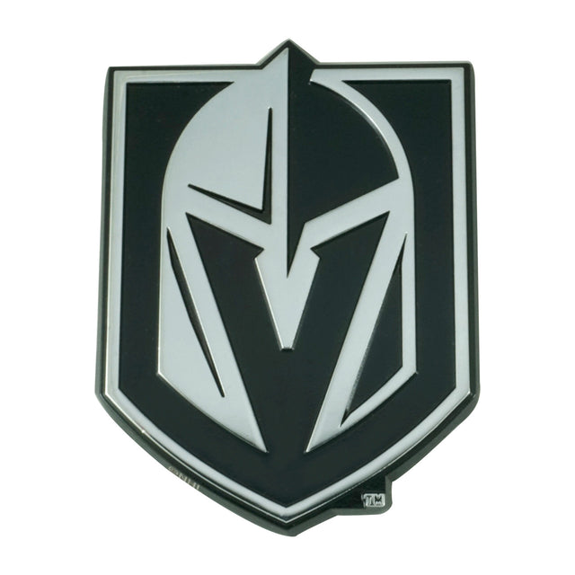 Emblema para automóvil de los Vegas Golden Knights, metal cromado de primera calidad