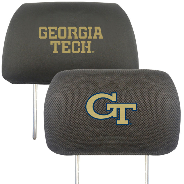 Fundas para reposacabezas de los Yellow Jackets de Georgia Tech FanMats