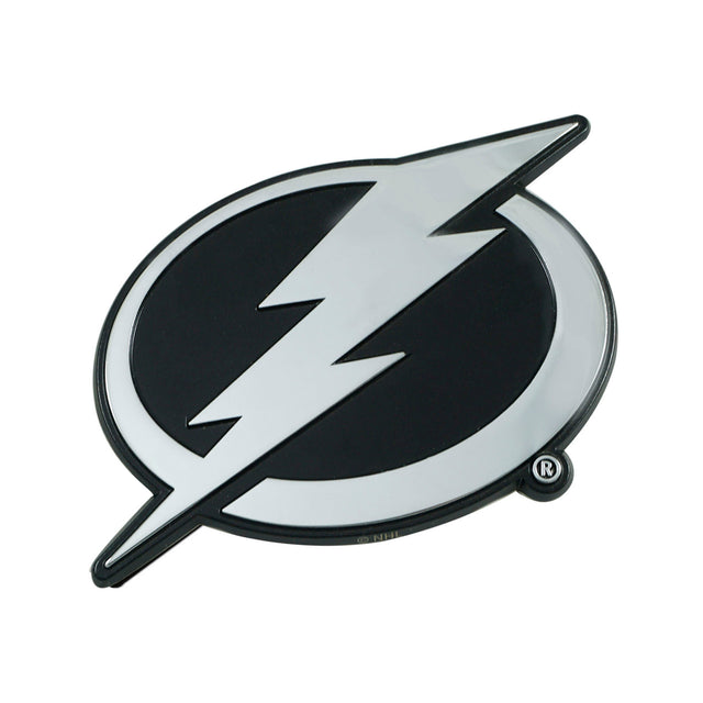 Emblema de metal cromado premium para automóvil de Tampa Bay Lightning