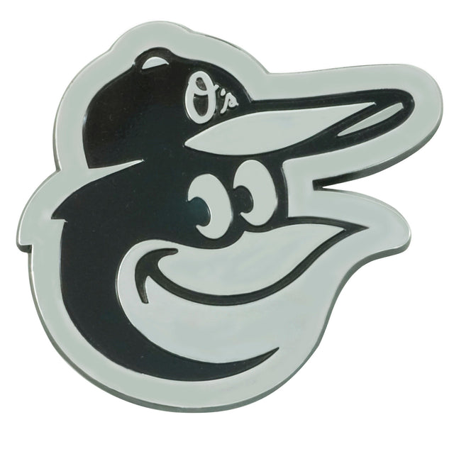 Emblema de metal cromado de primera calidad para automóvil de los Baltimore Orioles