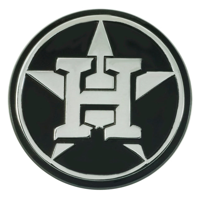 Emblema de metal cromado premium para automóvil de los Houston Astros