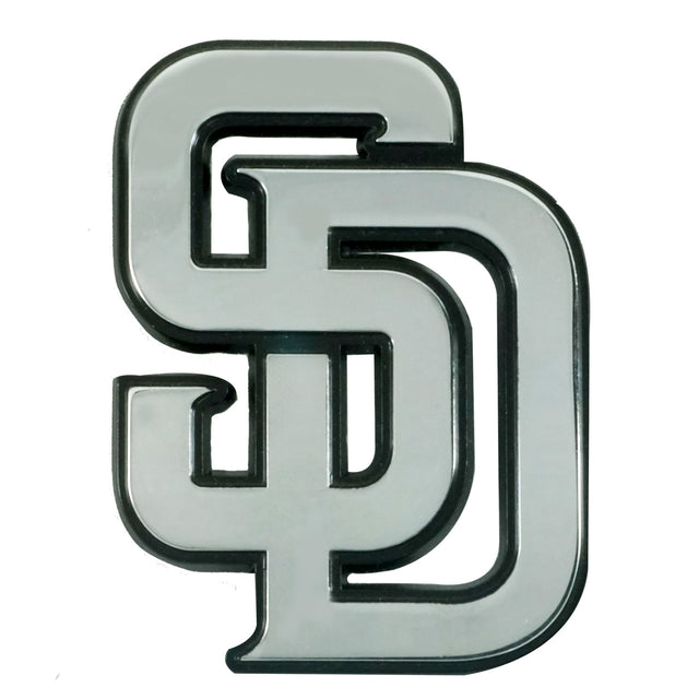 San Diego Padres Auto Emblem Premium Metal Chrome