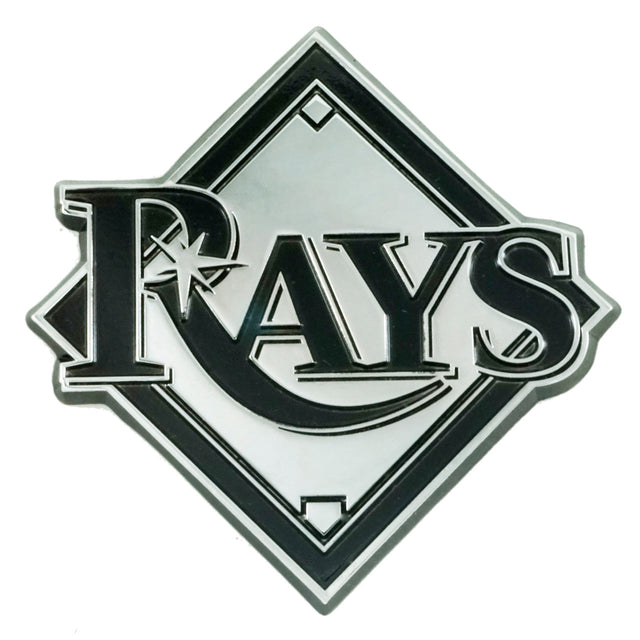 Emblema de metal cromado premium para automóvil de los Tampa Bay Rays