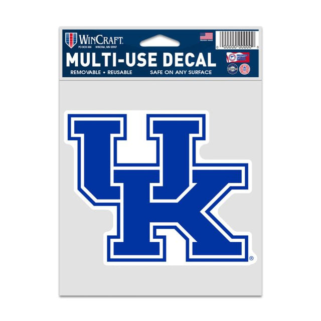 Calcomanías para fanáticos con el logotipo de Kentucky Wildcats de 3,75" x 5"