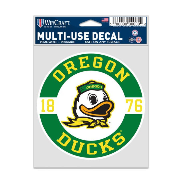 Oregon Ducks PATCH Fan Decals 3.75" x 5"