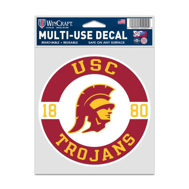 Calcomanías para fanáticos de USC Trojans PATCH de 3,75" x 5"