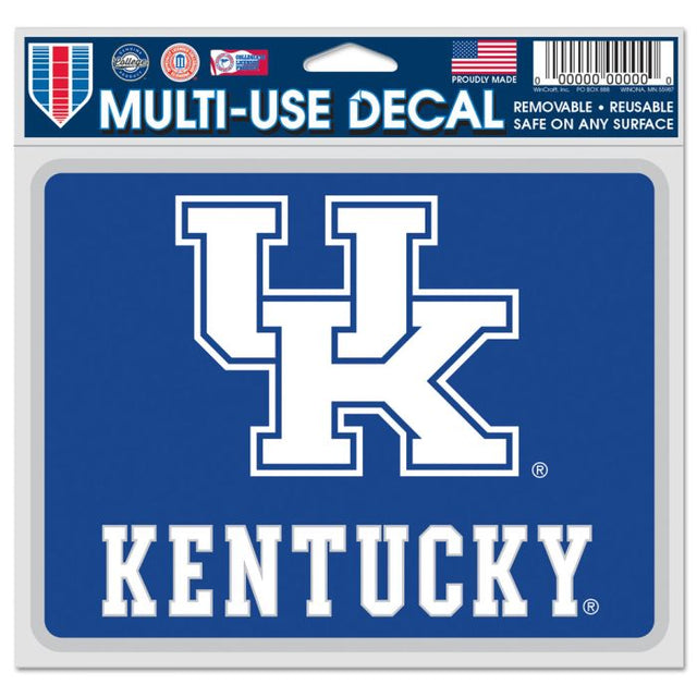 Calcomanías rectangulares para fanáticos de Kentucky Wildcats de 5" x 6"