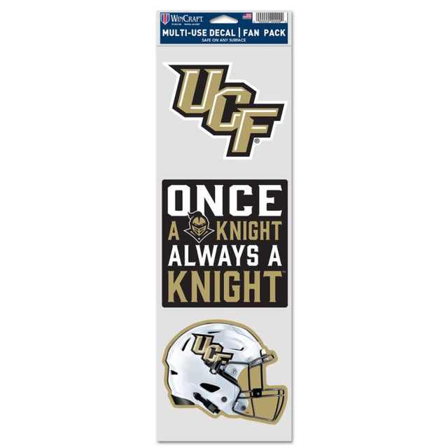 Calcomanías para fanáticos de los UCF Knights de 3,75" x 12"