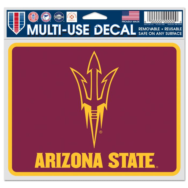 Arizona State Sun Devils Fan Decals 5" x 6"