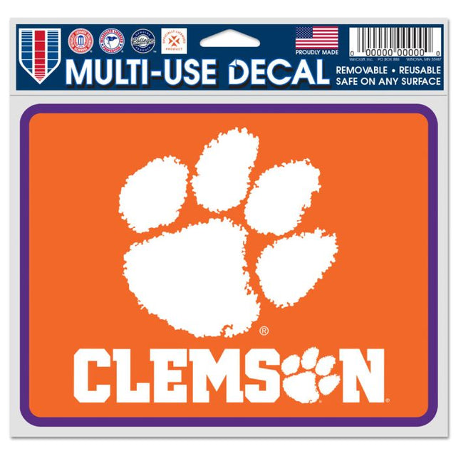 Calcomanías para fanáticos de los Clemson Tigers de 5" x 6"