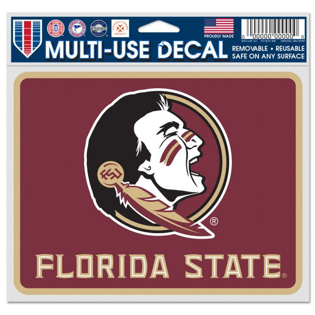 Calcomanías para fanáticos de los Florida State Seminoles de 5" x 6"