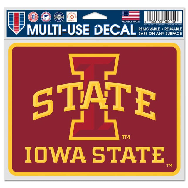 Calcomanías para fanáticos de los Iowa State Cyclones de 5" x 6"