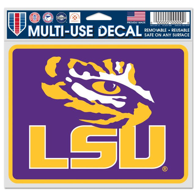 LSU Tigers Fan Decals 5" x 6"