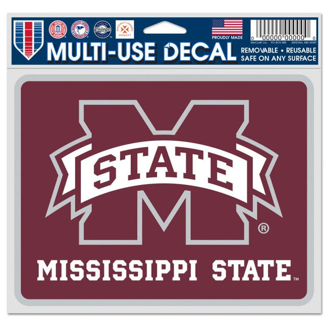 Mississippi State Bulldogs Fan Decals 5" x 6"