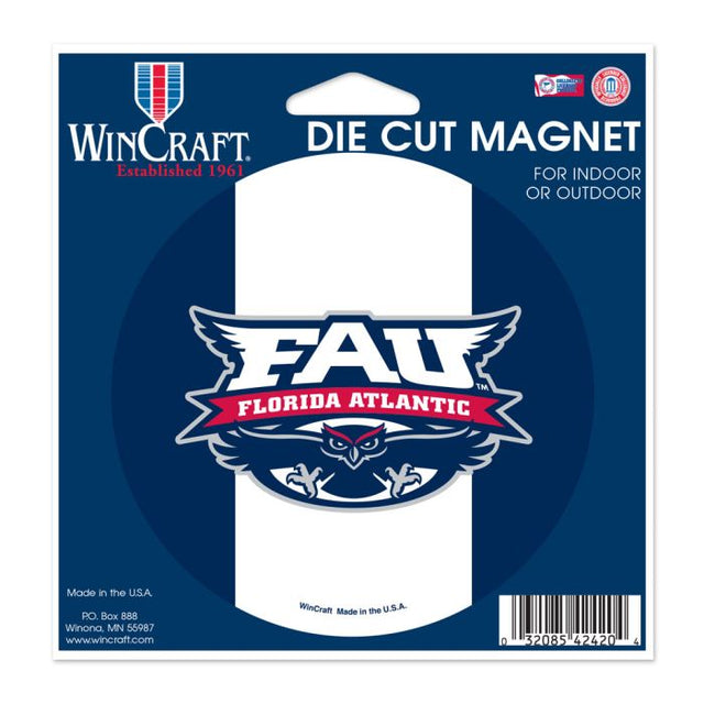 Florida Atlantic Owls Die Cut Magnet 4.5" x 6"