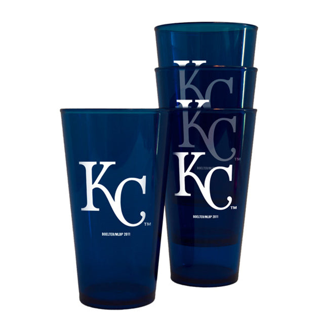 Juego de vasos de cerveza de plástico de los Kansas City Royals