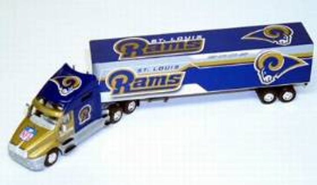 Remolque para tractor Fleer Collectibles de los St. Louis Rams 2002 CO