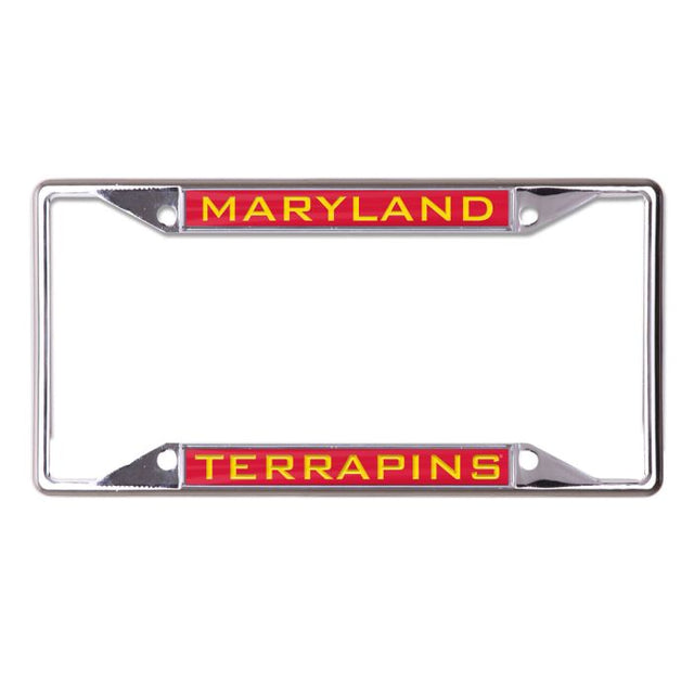 Marco de acero inoxidable con licencia Maryland Terrapins impreso