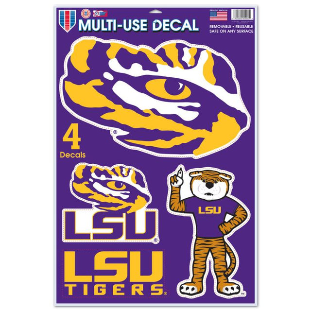 LSU Tigers Multi-Use Decal 11" x 17"