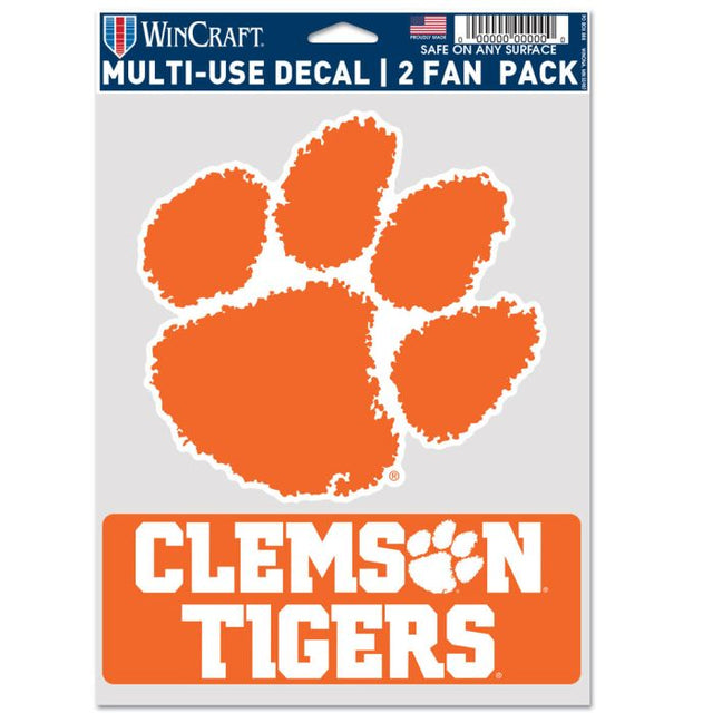 Paquete multiusos para dos aficionados de Clemson Tigers