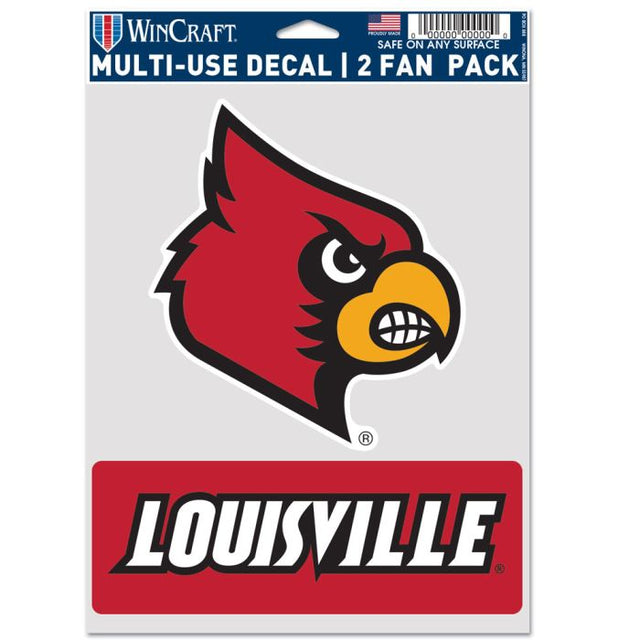 Paquete multiusos para dos fanáticos de los Louisville Cardinals