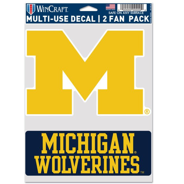 Paquete multiusos para dos aficionados de los Michigan Wolverines