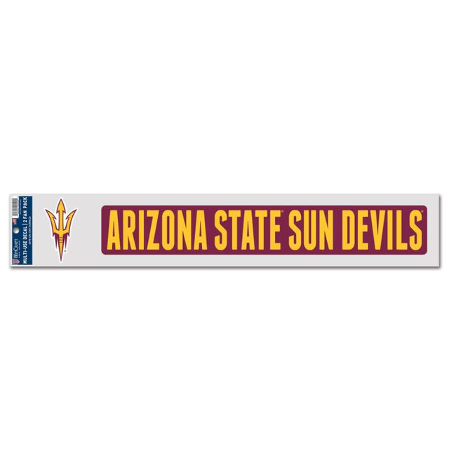 Calcomanías para fanáticos de los Arizona State Sun Devils de 3" x 17"