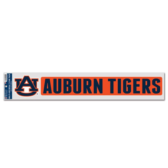 Calcomanías para fanáticos de los Auburn Tigers de 3" x 17"