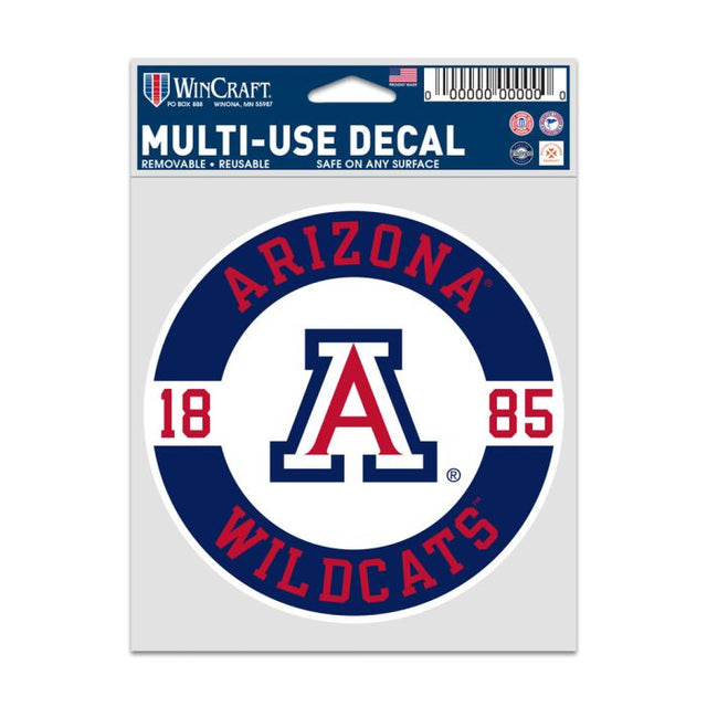 Arizona Wildcats PATCH Fan Decals 3.75" x 5"