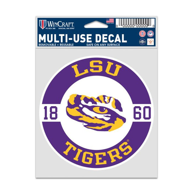 LSU Tigers PATCH Fan Decals 3.75" x 5"