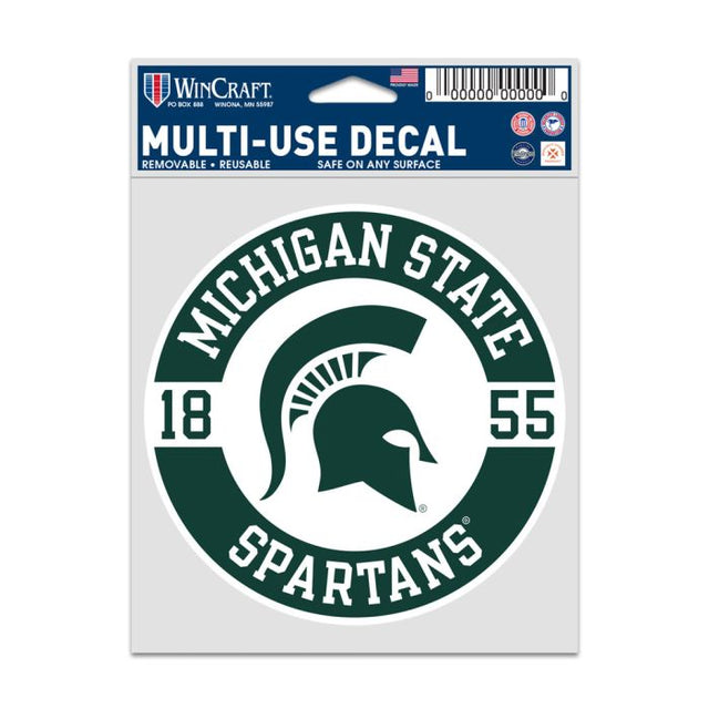 Michigan State Spartans PATCH Fan Decals 3.75" x 5"