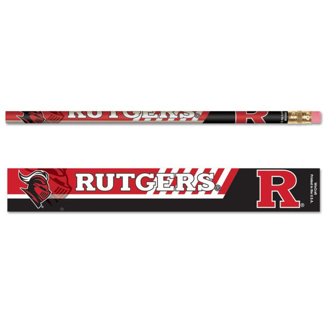 Paquete de 6 lápices Rutgers Scarlet Knights