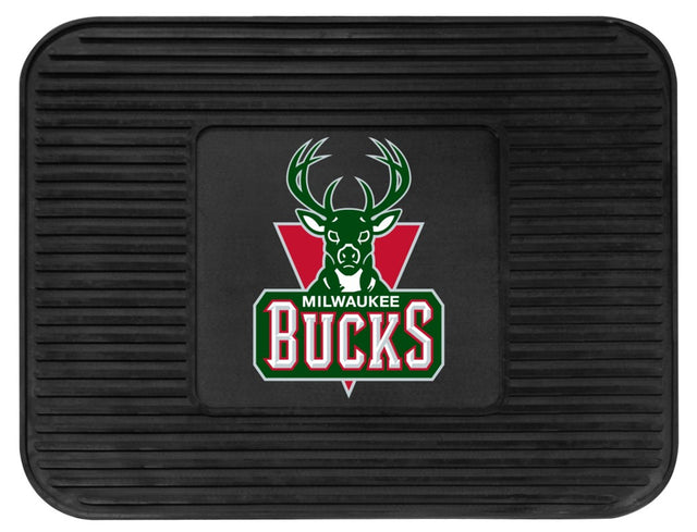 Alfombrilla de vinilo resistente para asiento trasero de los Milwaukee Bucks