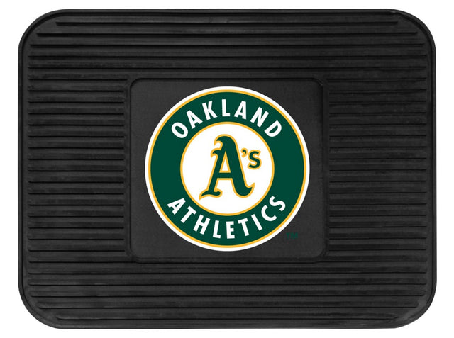 Alfombrilla de vinilo resistente para asiento trasero de Oakland Athletics