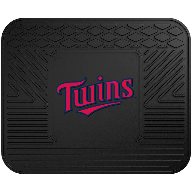 Alfombrilla de vinilo resistente para asiento trasero de Minnesota Twins