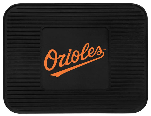 Alfombrilla de vinilo resistente para asiento trasero de Baltimore Orioles