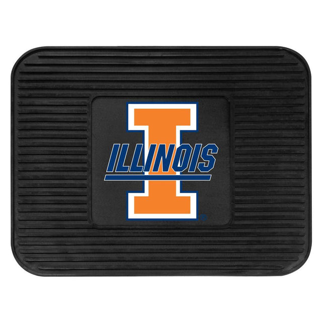 Alfombrilla de vinilo resistente para asiento trasero de coche de Illinois Fighting Illini