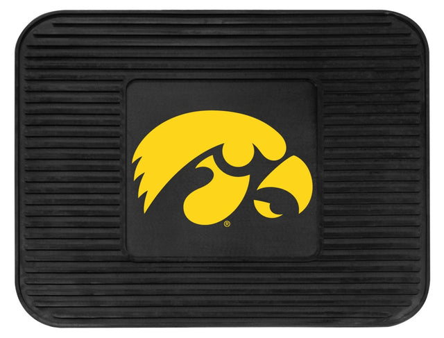 Alfombrilla de vinilo resistente para asiento trasero de Iowa Hawkeyes