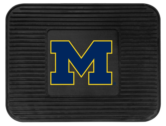 Alfombrilla de vinilo resistente para asiento trasero de Michigan Wolverines