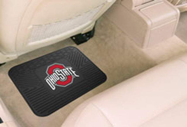 Alfombrilla de vinilo resistente para asiento trasero de coche de Ohio State Buckeyes