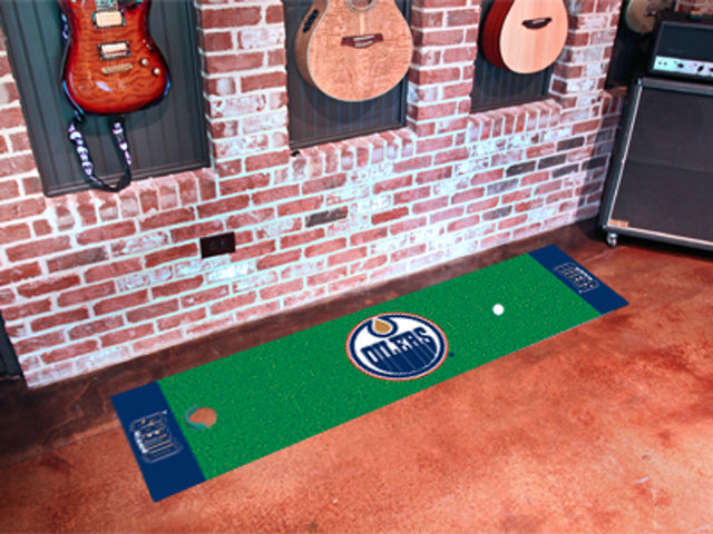 Alfombra para putting green de los Edmonton Oilers