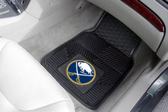 Alfombrillas de vinilo para coche de dos piezas resistentes Buffalo Sabres