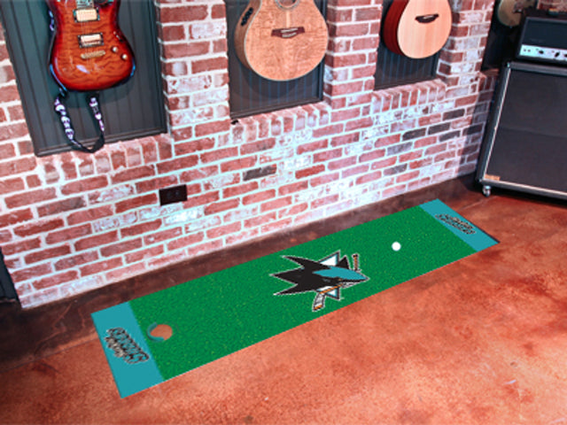 Alfombra de putting green de los San Jose Sharks