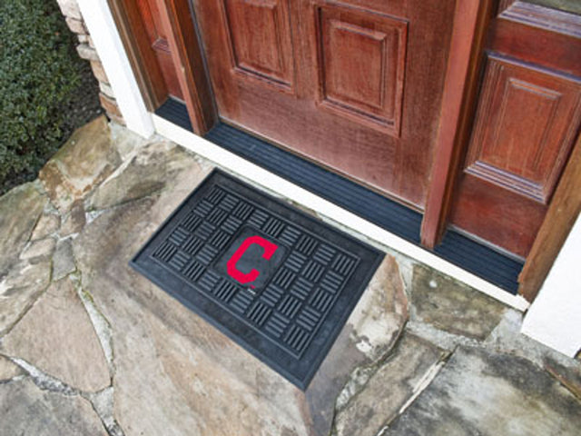 Cleveland Indians Door Mat Medallion 19x30