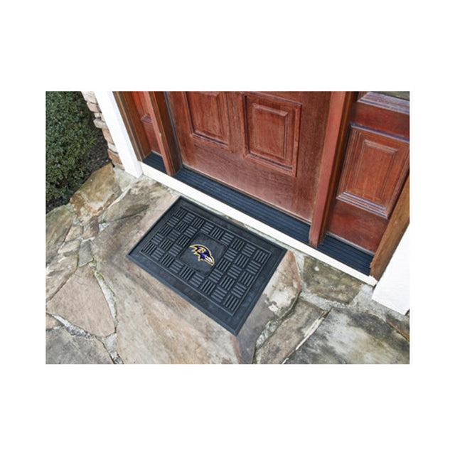 Baltimore Ravens Door Mat 19x30 Medallion